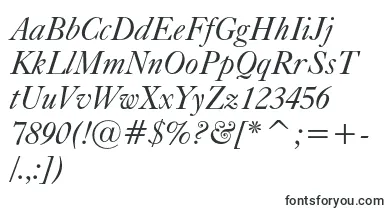 Caslonc540btItalic font – regular Fonts