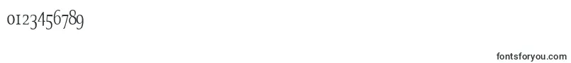 フォントOldstylecondensedRegular – 数字と数値のためのフォント