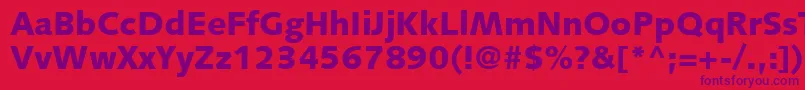 En savoir plus sur la police FacileBlackSsiExtraBold Police FacileBlackSsiExtraBold – polices violettes sur fond rouge