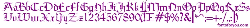 DiamondGothic Font – Purple Fonts