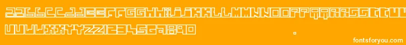 JokerKrew Font – White Fonts on Orange Background