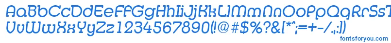 MexicoserialItalic Font – Blue Fonts