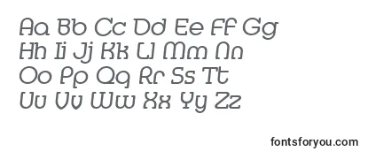 MexicoserialItalic Font