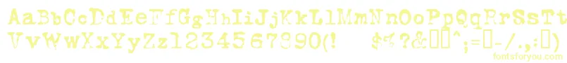 Foxsn-Schriftart – Gelbe Schriften