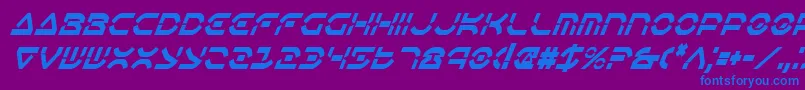 Saiba mais sobre a fonte OberonDeuxCondensedItalic Fonte OberonDeuxCondensedItalic – fontes azuis em um fundo violeta