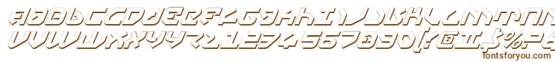Yahrenv2si Font – Brown Fonts on White Background