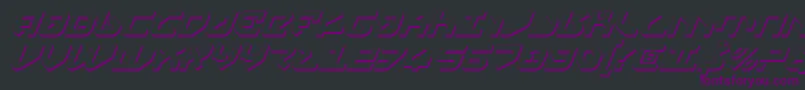 fuente Yahrenv2si – Fuentes Moradas Sobre Fondo Negro