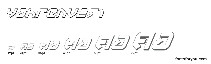 Yahrenv2si Font Sizes