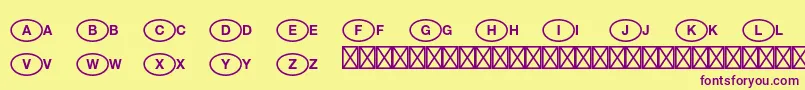 fuente NationalcodepistdUniversal – Fuentes Moradas Sobre Fondo Amarillo