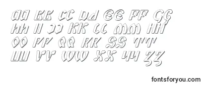 PiperPie3DItalic Font