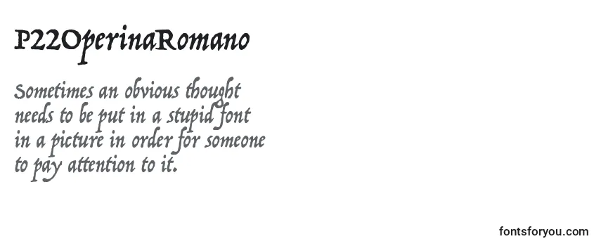 P22OperinaRomano Font