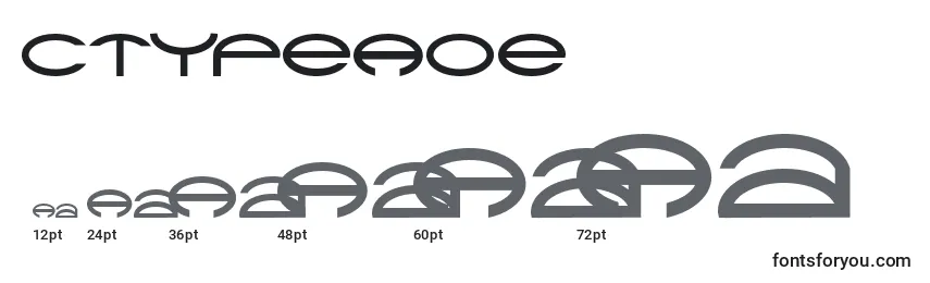 CtypeAoe Font Sizes