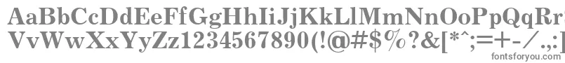 フォントJournalBold.001.001 – 灰色のフォント