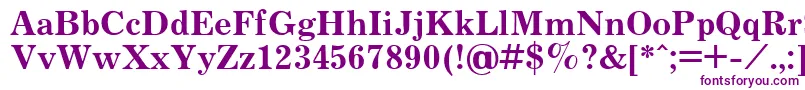 JournalBold.001.001 Font – Purple Fonts on White Background