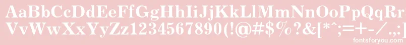 JournalBold.001.001 Font – White Fonts on Pink Background