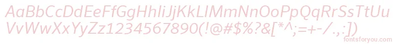 SeroWeBproItalic Font – Pink Fonts