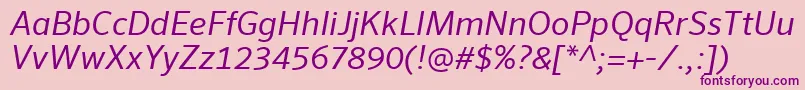 Más sobre la fuente SeroWeBproItalic fuente SeroWeBproItalic – Fuentes Moradas Sobre Fondo Rosa