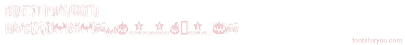 Hello Ween  Font – Pink Fonts on White Background