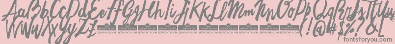 Más sobre la fuente FreehandBrushTrial fuente FreehandBrushTrial – Fuentes Grises Sobre Fondo Rosa