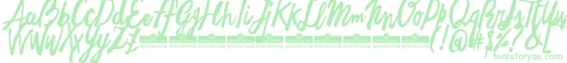 Lisätietoja FreehandBrushTrial-fontista FreehandBrushTrial-fontti – vihreät fontit