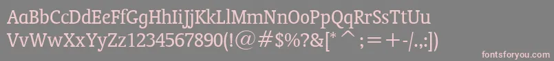 Más sobre la fuente OrandaBtCondensed fuente OrandaBtCondensed – Fuentes Rosadas Sobre Fondo Gris