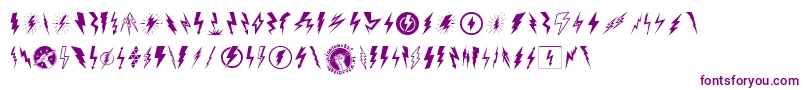 LightningBolt Font – Purple Fonts