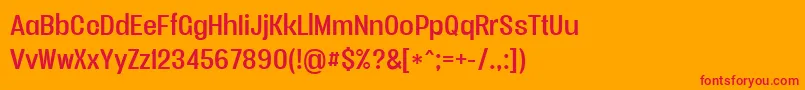 Подробнее о шрифте Vacersansregularpersonal Шрифт Vacersansregularpersonal – красные шрифты на оранжевом фоне