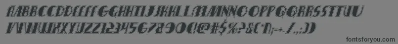 Nathanbrazilacadital-Schriftart – Schwarze Schriften auf grauem Hintergrund