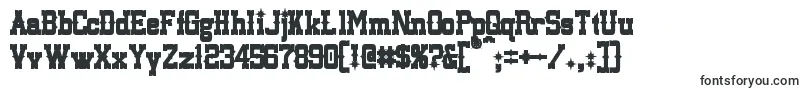 Czcionka LassiterBold – pogrubione fonty