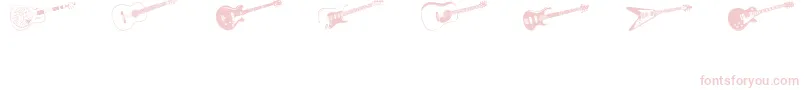 DjStringed Font – Pink Fonts on White Background