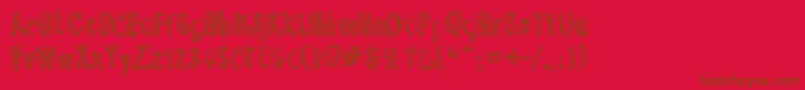 More about YummyLollipop Font YummyLollipop Font – Brown Fonts on Red Background