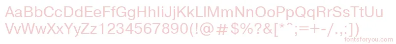 NthelveticaNormaloblique Font – Pink Fonts on White Background