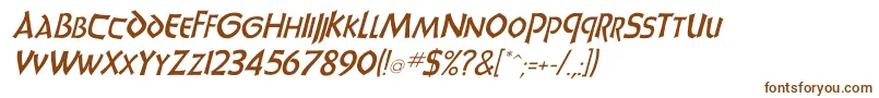 UnciadisItalic Font – Brown Fonts