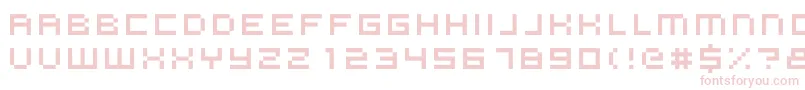 Vdj Font – Pink Fonts on White Background