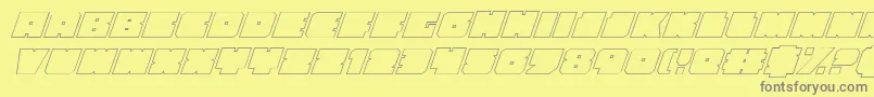 More about Anakefkaoi Font Anakefkaoi Font – Gray Fonts on Yellow Background