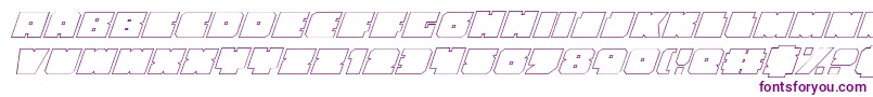 Anakefkaoi Font – Purple Fonts on White Background