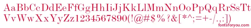 ModernmtstdExtended Font – Red Fonts