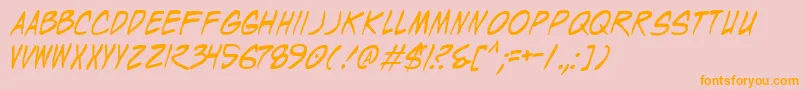 En savoir plus sur la police WyldStallyns Police WyldStallyns – polices orange sur fond rose