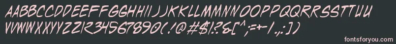 More about WyldStallyns Font WyldStallyns Font – Pink Fonts on Black Background