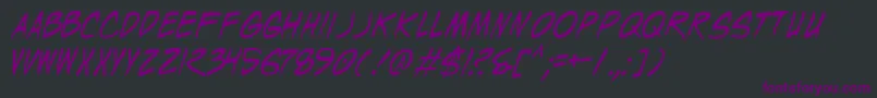 WyldStallyns Font – Purple Fonts on Black Background