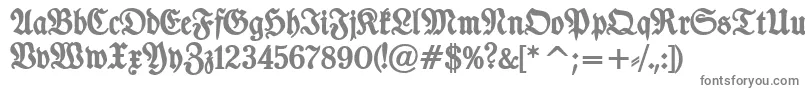 TypographerfrakturBold Font – Gray Fonts