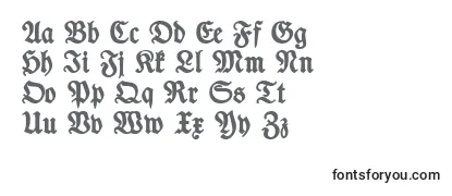 Czcionka TypographerfrakturBold