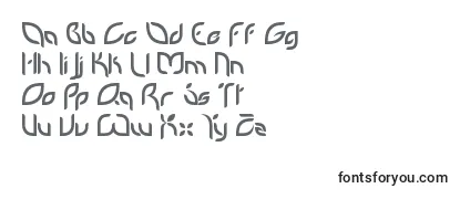 Überblick über die Schriftart Petalglyphv1.5