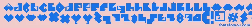 Lisätietoja ElPececitoDefharo-fontista ElPececitoDefharo-fontti – siniset fontit vaaleanpunaisella taustalla