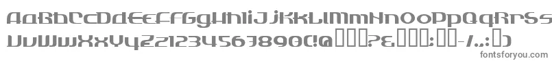 LovelydesignVersion2-fontti – harmaat kirjasimet valkoisella taustalla