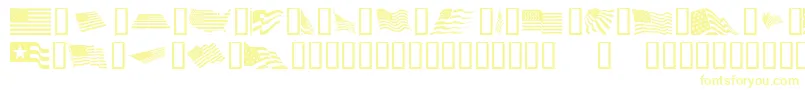 Looka Font – Yellow Fonts on White Background