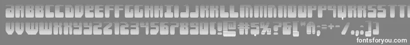 Forcemajeuregrad Font – White Fonts on Gray Background