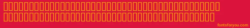 Putiata Font – Orange Fonts on Red Background