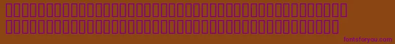 Putiata Font – Purple Fonts on Brown Background