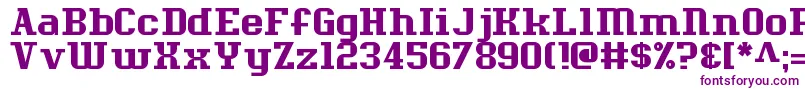 MesseBerlin Font – Purple Fonts on White Background